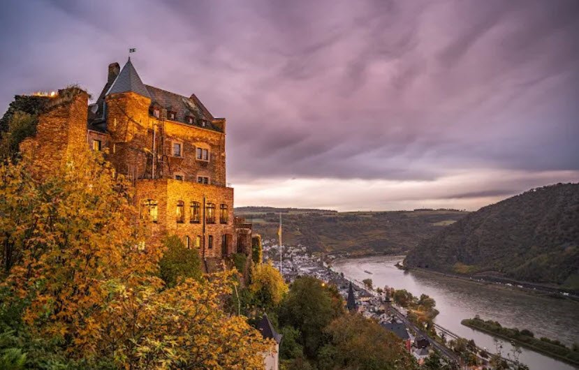 Schoenburg Castle, Oberwesel, Germany, Germany